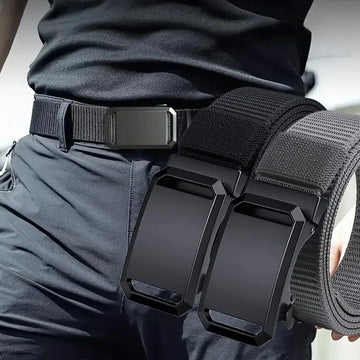 Men's Automatic Buckle Canvas Belt