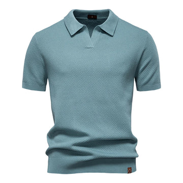 Buttonless Casual Polo Shirt