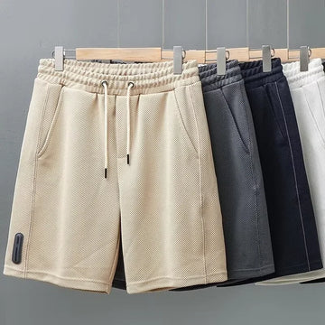 Textured Waffle Knit Performance Shorts