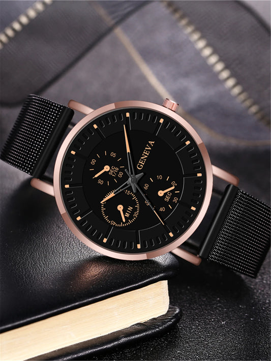 Geneva Axis - Men's Casual and Elegant Wristwatch