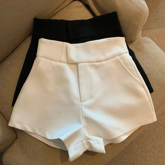 High-Waisted A-Line Shorts