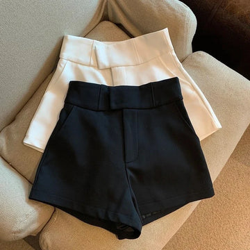 Tailored A-Line Suit Shorts