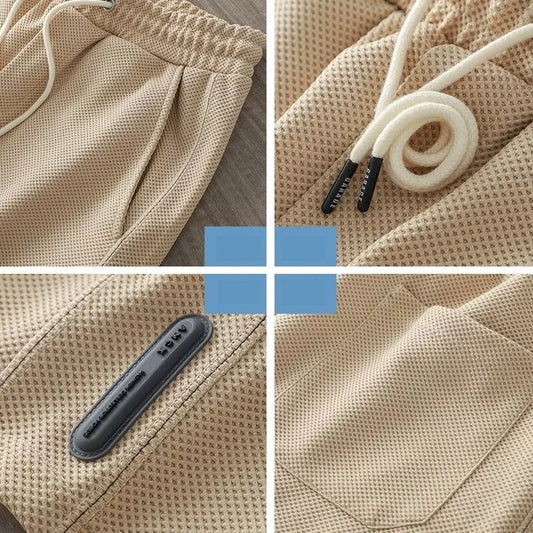 Textured Waffle Knit Performance Shorts