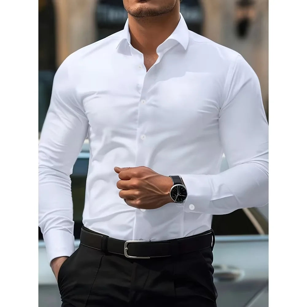 Men's Slim Dress Shirt