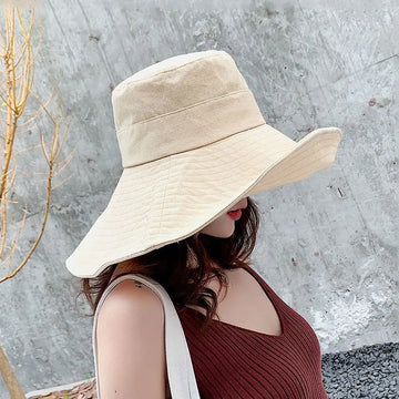Japanese Style Wide Brim Sun Hat