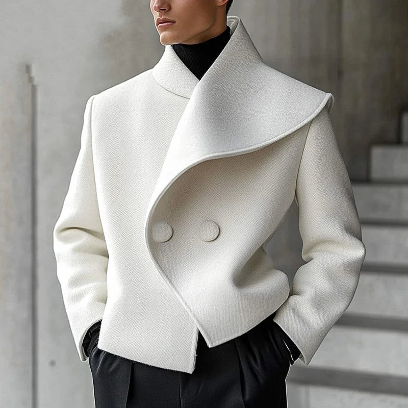 Asymmetrical Collar Blazer