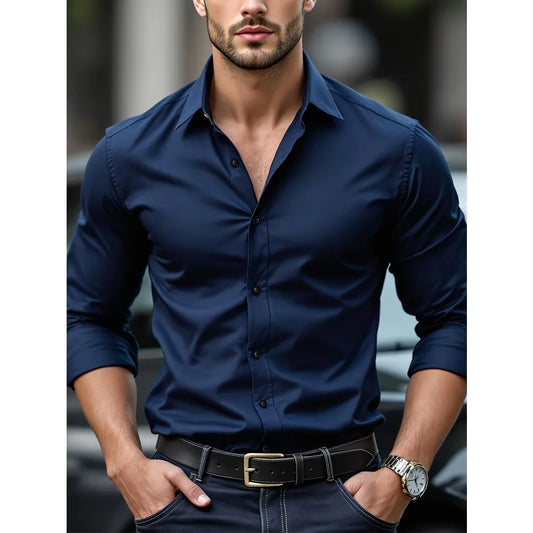 Men's Slim Dress Shirt