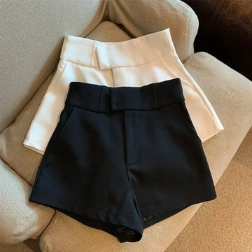 High-Waisted A-Line Shorts